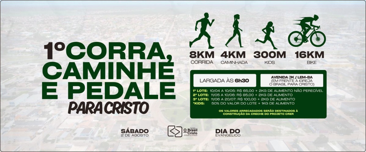 I Corra, Caminhe e Pedale para Cristo